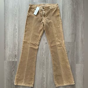 Reformation Vintage Low Rise Vintage Corduroy Pants size 0/2